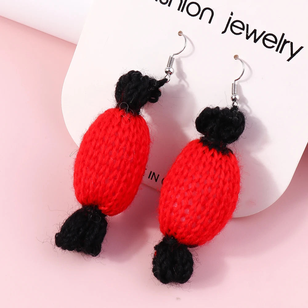 Hot Selling Mix Styles Merry Christmas Earrings Fashion Christmas Tree Deer Santa Drop Earrings New Year Jewelry Gifts