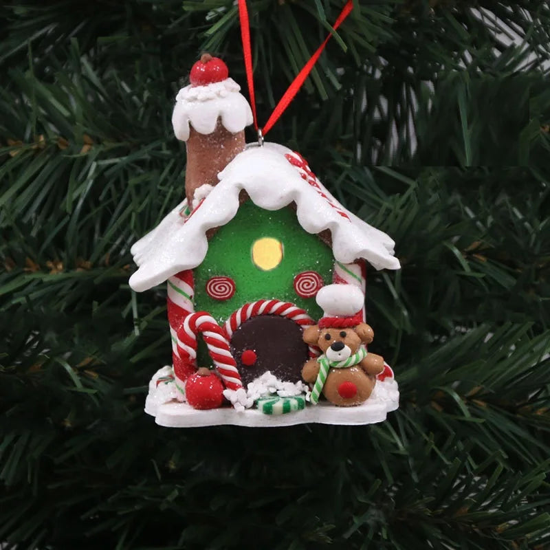 Santa Snowman Pendants Navidad Xmas Tree Ornaments Hanging Doll Craft Decor Supplier Christmas Decorations for Home Kids Gift